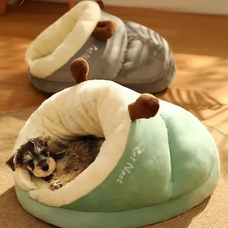 Snug Pug Cozy Dog Bed